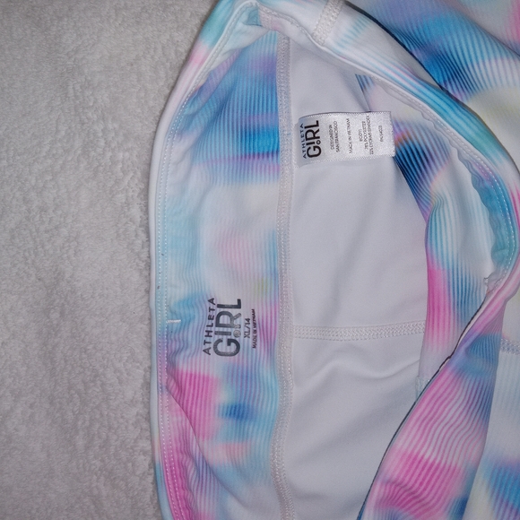 Athleta Girl Multicolor High Waist Compression Cropped Leggings XL/14 (Copy) - Picture 6 of 12